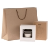 Набор для кофе Clio, белый, белый, пакет - бумага; кофеварка - алюминий, пластик; чайная пара - фарфор