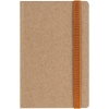 Ежедневник Eco Write Mini, недатированный, с оранжевой резинкой, оранжевый, картон