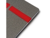 Блокнот А5 SIKAS, красный, серый