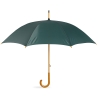 Зонт-трость, зеленый, полиэстер