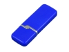 USB 2.0- флешка на 8 Гб с оригинальным колпачком, синий, пластик