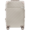 Чемодан Aluminum Frame PC Luggage V1, золотистый, желтый, корпус - поликарбонат; рама, уголки - металл; подкладка - полиэстер