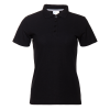 Рубашка поло женская STAN хлопок/полиэстер 185, 04WL, Чёрный, 185 гр/м2, хлопок