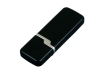 USB 2.0- флешка на 8 Гб с оригинальным колпачком, черный, пластик