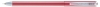 Ручка шариковая Pierre Cardin ACTUEL. Цвет - красный металлик. Упаковка Р-1, нержавеющая сталь, алюминий
