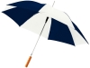 Зонт-трость «Lisa», синий, белый, полиэстер