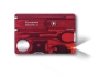 Швейцарская карточка «SwissCard Lite», 13 функций, красный, металл