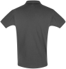 Рубашка поло мужская Perfect Men 180 темно-серая, серый, хлопок