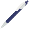 TRIS, ручка шариковая, ярко-синий корпус/белый, пластик, ярко-синий, белый, пластик
