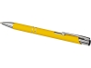 Ручка металлическая шариковая «Moneta» с антискользящим покрытием, желтый, алюминий