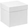 Коробка Cube, M, белая, белый, картон