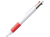 Ручка пластиковая шариковая KUNOY с чернилами 4-х цветов, красный, пластик