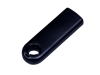 USB 3.0- флешка промо на 32 Гб прямоугольной формы, выдвижной механизм, черный, пластик