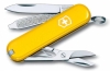 Нож-брелок Classic 58 с отверткой, желтый, желтый, пластик; металл