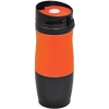 Термокружка вакуумная "УДАЧА",  400 мл, оранжевый, металл/силикон, черный, оранжевый, металл, силикон