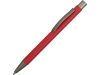 Ручка металлическая soft-touch шариковая «Tender», красный, серый, soft touch
