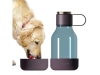 Бутылка для воды 2-в-1 «Dog Bowl Bottle» со съемной миской для питомцев, 1500 мл, бордовый, пластик
