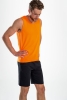 Майка мужская Sporty TT Men, оранжевый неон, оранжевый, полиэстер 100%, плотность 140 г/м², ложная сетка