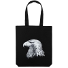 Холщовая сумка Like an Eagle, черная, черный, хлопок