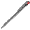 Ручка шариковая Prodir DS1 TMM Dot, серая с красным, красный, серый, пластик
