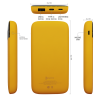 Внешний аккумулятор Bplanner Power 3 ST, софт-тач, 10000 mAh (Желтый), желтый, пластик, soft touch