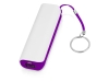 Портативное зарядное устройство «Basis», 2000 mAh, белый, фиолетовый, пластик