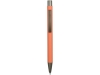 Ручка металлическая soft-touch шариковая «Tender», серый, оранжевый, soft touch
