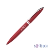 Ручка шариковая "Rocket", покрытие soft touch, красный, металл/soft touch