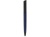 Ручка пластиковая шариковая «C1» soft-touch, синий, черный, soft touch