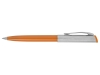 Ручка металлическая шариковая «Карнеги», оранжевый, серебристый, пластик, металл