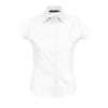 Рубашка женская "Excess", белый_XS, 97% х/б, 3% п/э, 140г/м2, белый, 97% хлопок, 3% полиэстер, 140 г/м2
