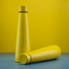 Термобутылка для напитков N-shape (желтый), желтый, металл