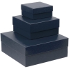 Коробка Emmet, средняя, синяя, синий, картон