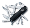 Нож перочинный VICTORINOX Huntsman, 91 мм, 15 функций, чёрный, черный, пластик abs / cellidor