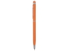 Ручка-стилус металлическая шариковая «Jucy Soft» soft-touch, оранжевый, soft touch