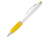 Шариковая ручка с зажимом из металла «SANS BK», желтый, пластик