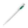 KIKI, ручка шариковая, ярко-зеленый/белый, пластик, белый, ярко-зеленый, пластик