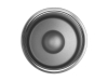 Вакуумная термокружка «Noble» с 360° крышкой-кнопкой, крафтовый тубус, черный, металл