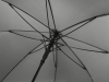 Зонт-трость «Lunker» с большим куполом (d120 см), серый, полиэстер, soft touch