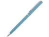 Шариковая ручка из волокон пшеничной соломы и ABS «DEVIN», голубой, пластик