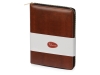 Бизнес-блокнот на молнии А5 «Fabrizio» с RFID защитой, коричневый, кожзам