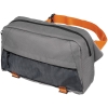 Поясная сумка с термовставкой Vikbelt, серая, серый, полиэстер