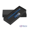 Набор ручка + флеш-карта 8 Гб в футляре, покрытие soft touch, синий, металл/soft touch