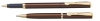 Набор Pierre Cardin PEN&PEN: ручка шариковая + роллер. Цвет - коричневый. Упаковка Е или E-1, коричневый