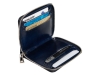 Картхолдер на молнии для 8 карт с RFID-защитой «Fabrizio», синий, кожзам