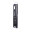 Кабель Micro USB Rombica Twist Silver, металл