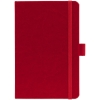 Набор Office Helper, красный, красный, искусственная кожа; пластик; переплетный картон