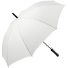 Зонт-трость Lanzer, белый, белый, купол - эпонж; ручка - пластик; стеклопластик, оцинкованная сталь