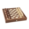 Набор игр 3 в 1 (шахматы, нарды, шашки), коричневый, шпон