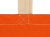 Сумка для шопинга «Twin» двухцветная из хлопка, 180 г/м2, оранжевый, хлопок